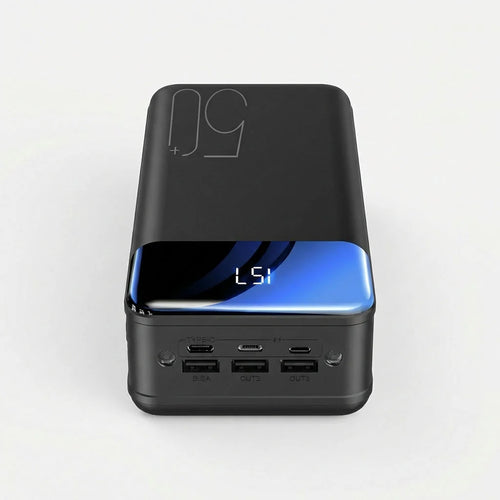 High-Capacity Power Bank with Built-In LED Lights